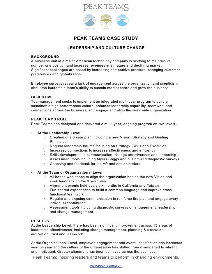 organizational change case studies organizational change case studies