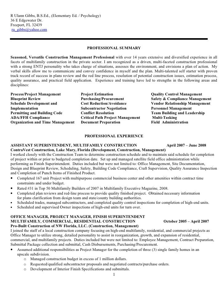 operations manager job description resumes