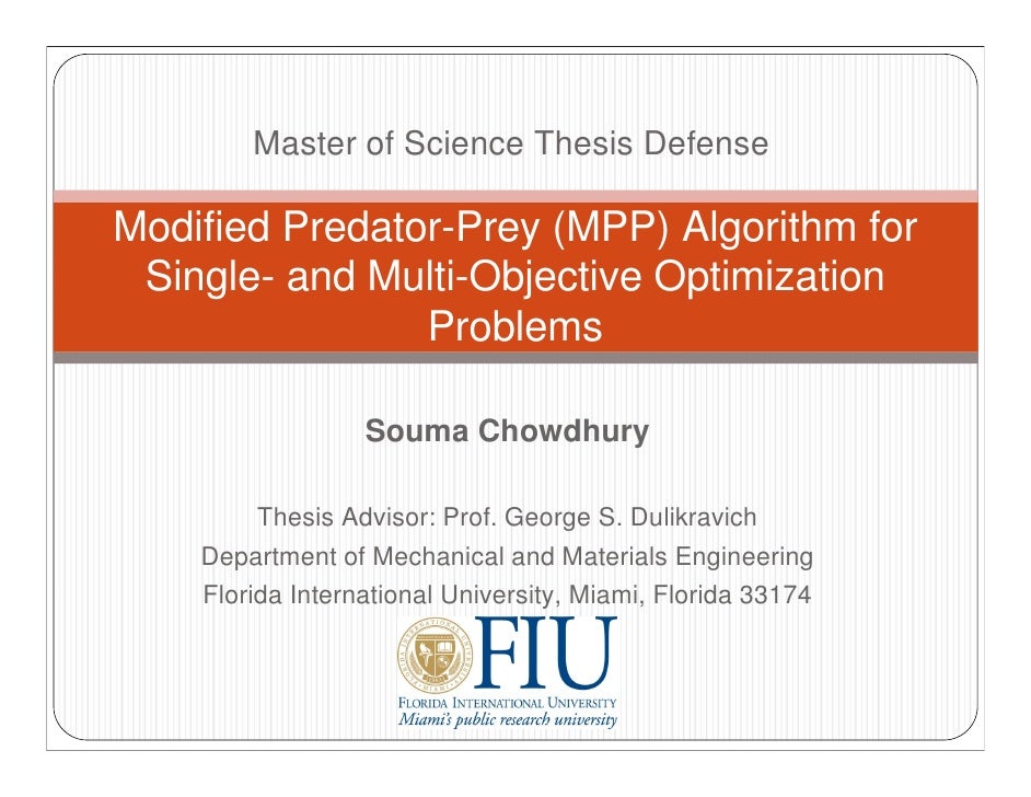 Phd thesis defense presentation ppt