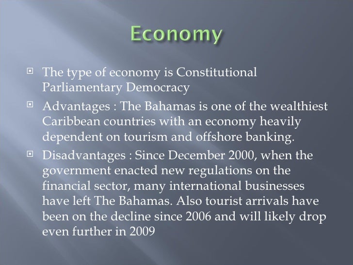 The Bahamas Global Economy Powerpoint