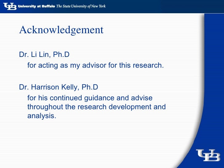 Dissertation presentation slides