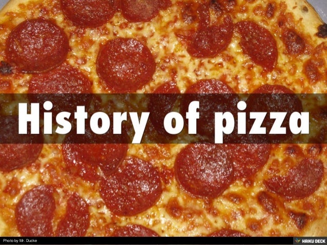 History of pizza