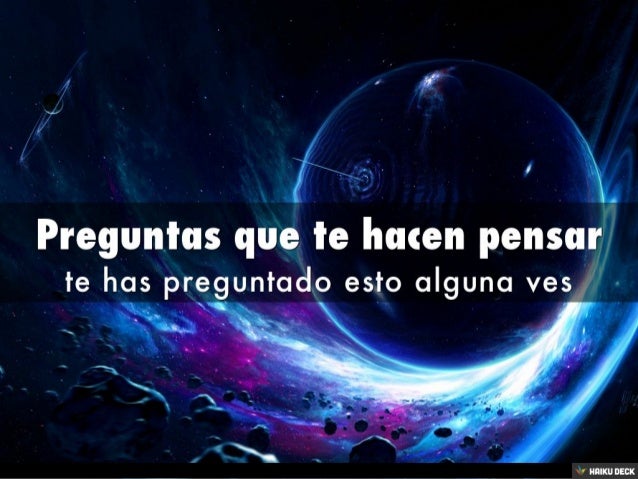 Preguntas que te estoy haciendo 1