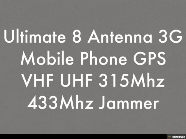 72 mhz jammer - 12 Antennas 433MHz Jammer
