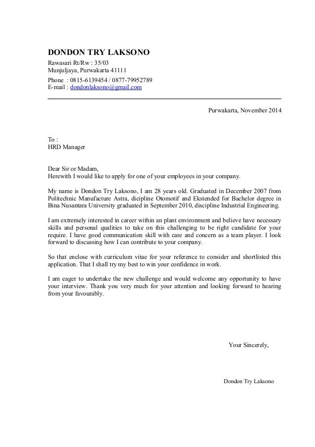 Cover Letter Example: Entry Level Welding Cover Letter Sample