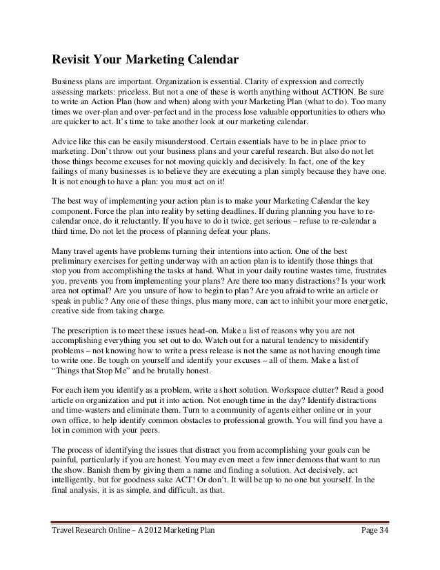writing a business plan for a home based travel agency the stock travel agency marketing plan