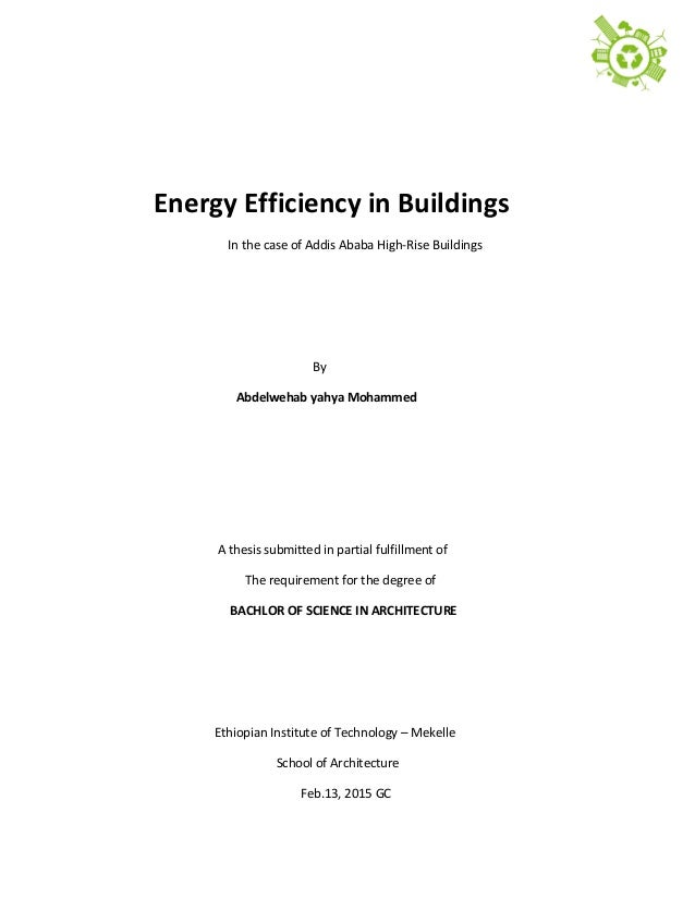 thesis energy efficiency thesis energy efficiency