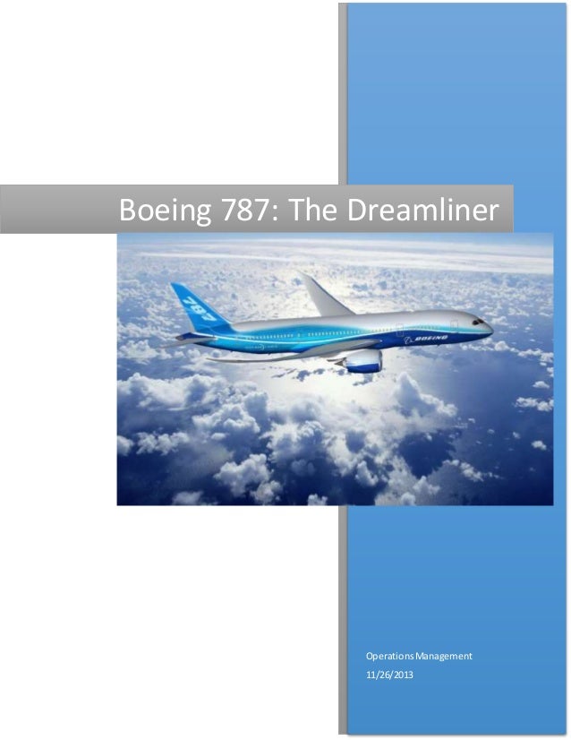 Boeing 787 dreamliner case study pdf picture