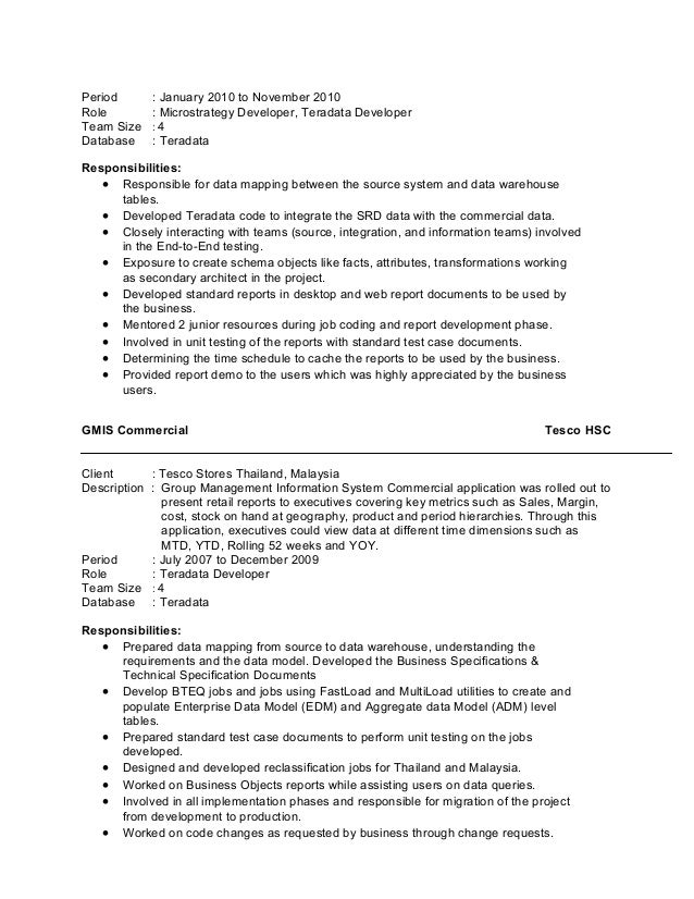 teradata developer resume april onthemarch co