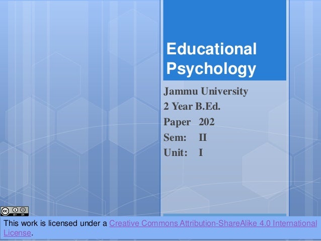Research paper topics about Educational Psychology