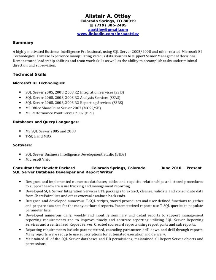 etl tester resume sample