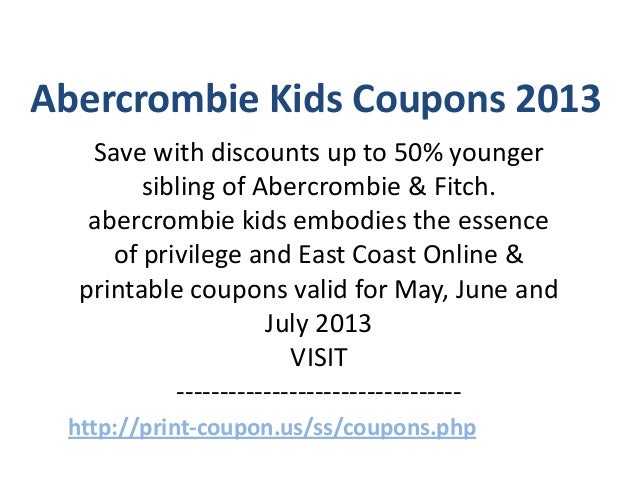Abercrombie n fitch coupons
