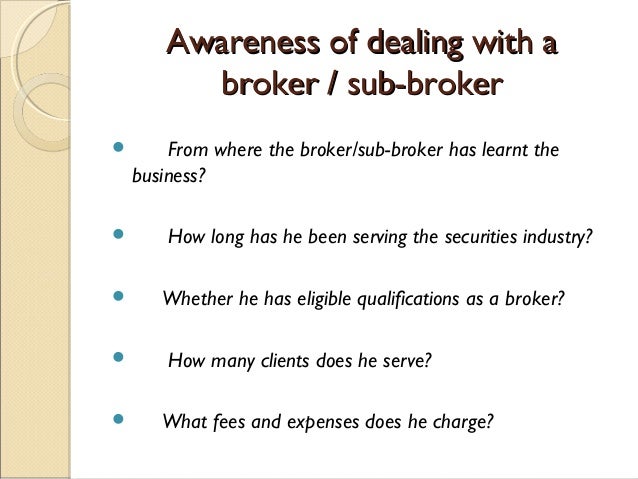 sebi stock brokers and sub brokers regulations 1992 pdf