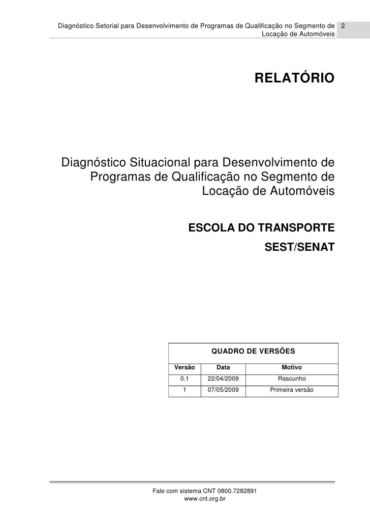 Relatorio situacional