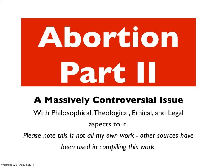 Abortion summary essay