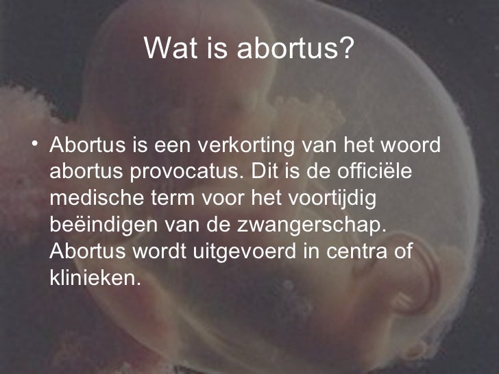 Abortus