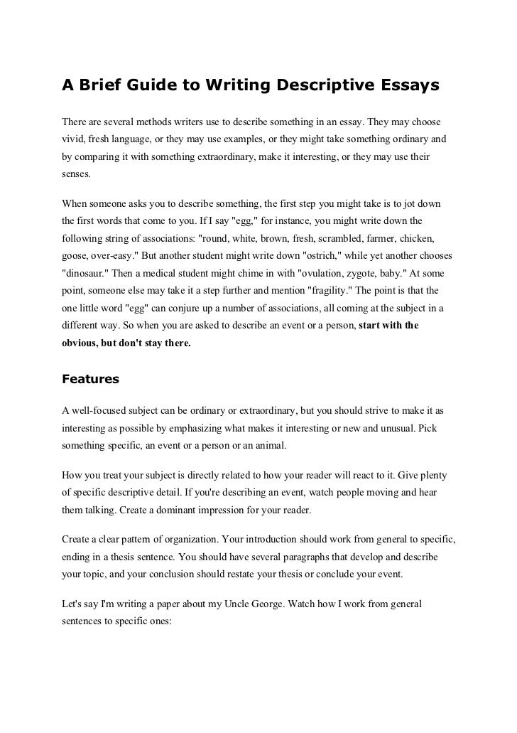 descriptive writing person essay Learn about descriptiive essay writing by reviewing the list of free descriptive essay topics and free descriptive essay examples on this page. descriptive writing person essay Learn about descriptiive essay writing by reviewing the list of free descriptive essay topics and free descriptive essay examples on this page.