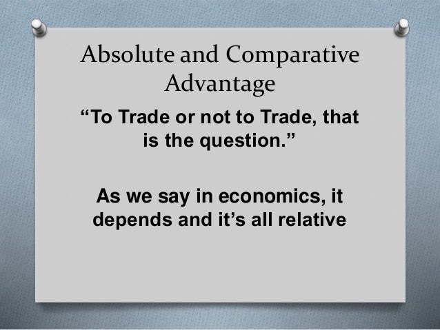 economics and comparative advantage W hen asked by mathematician stanislaw ulam whether he could name an idea in economics that was both universally true and not obvious, economist paul samuelson ’s example was the principle of comparative advantage. economics and comparative advantage W hen asked by mathematician stanislaw ulam whether he could name an idea in economics that was both universally true and not obvious, economist paul samuelson ’s example was the principle of comparative advantage.