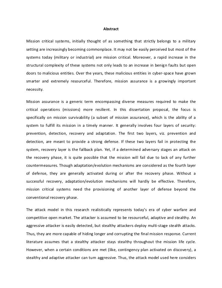 Sample Dissertation Abstracts | English
