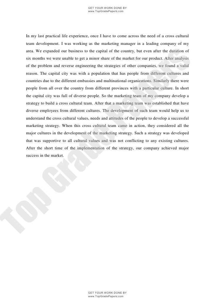 FREE Cross Cultural Communication Essay