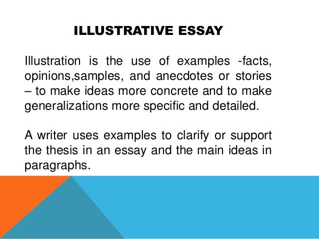 Example and illustration essay