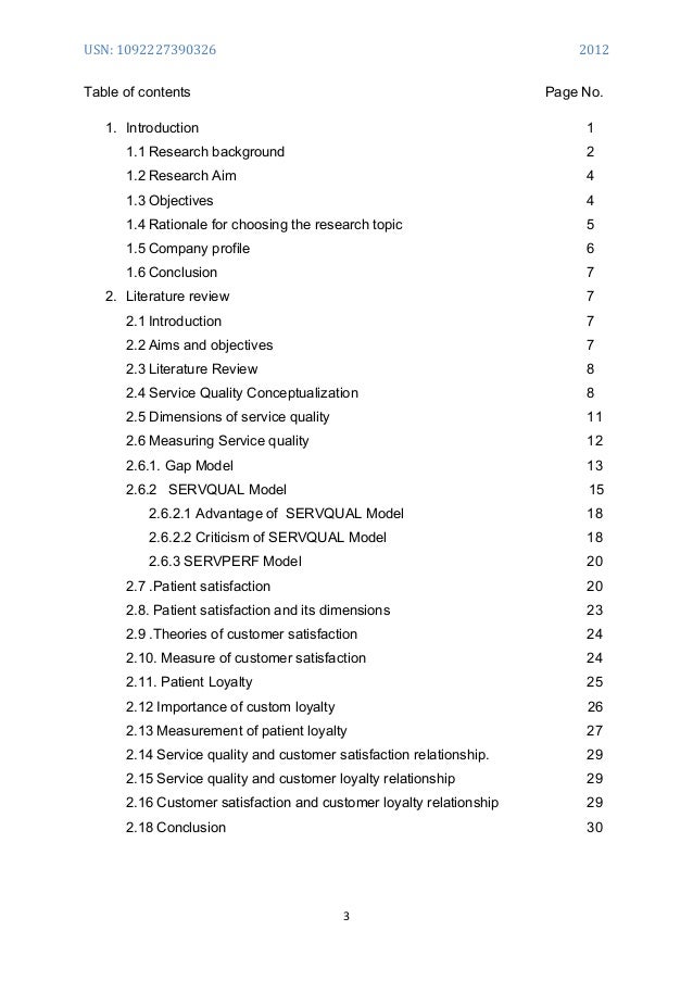 Literature review on customer satisfaction in banking sector