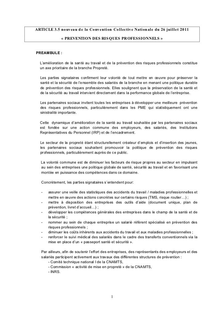 Convention collective nationale des industries chimiques et connexes du 30