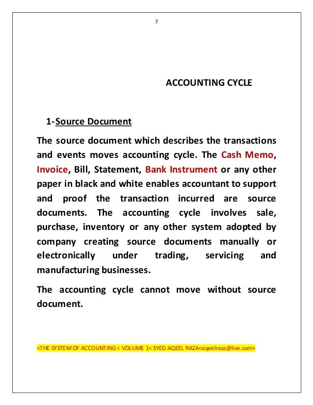 Accounting cycle of a manufacturing company image
