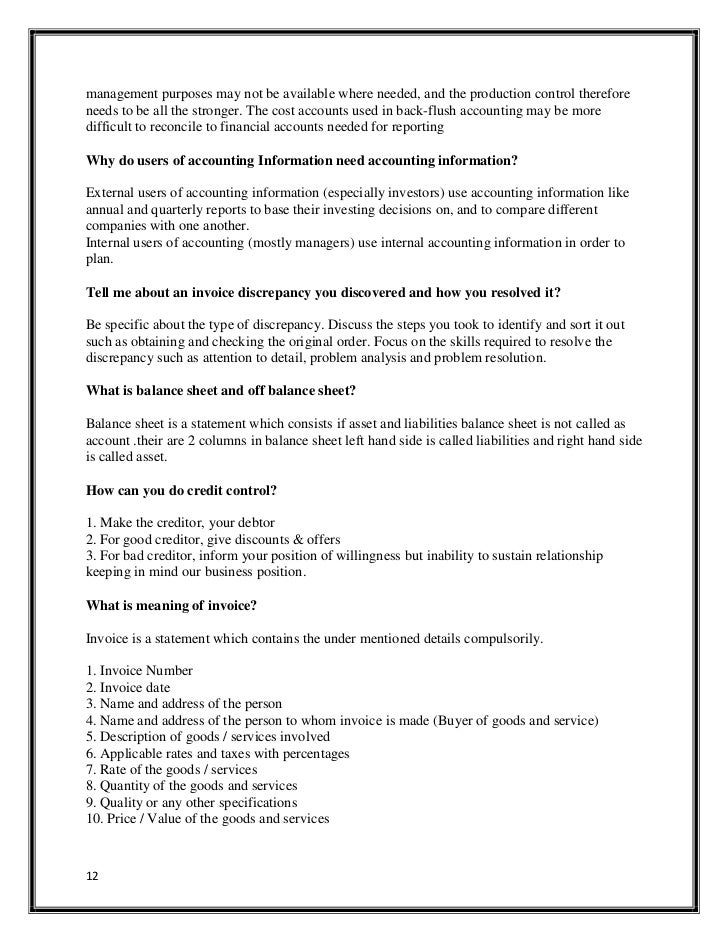 accountant interview questions