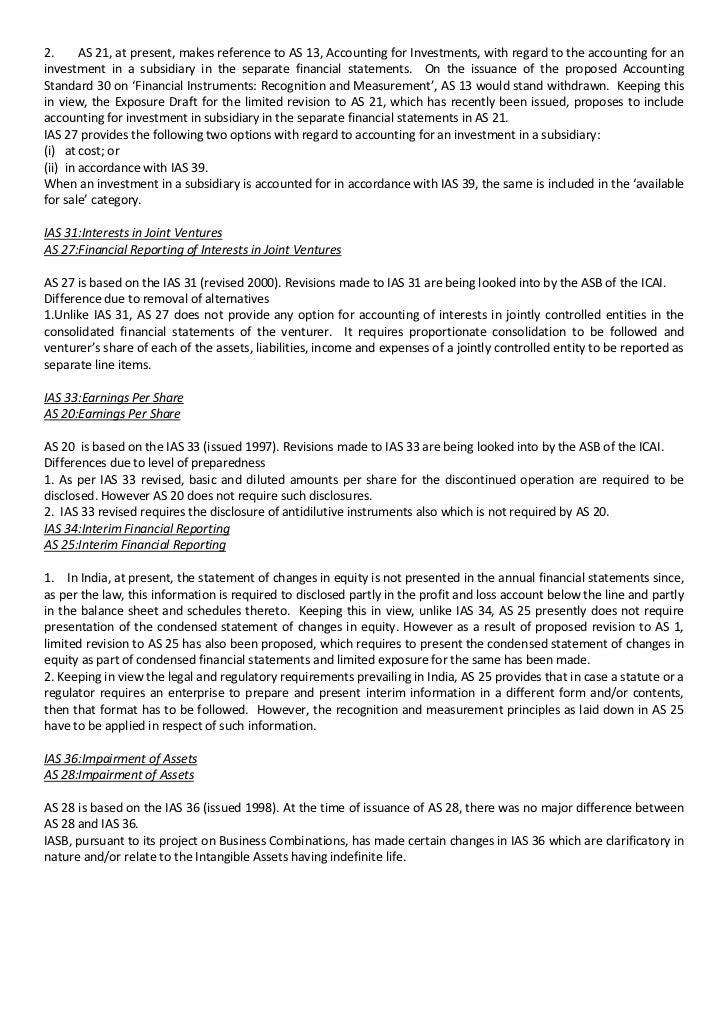 accounting statement standards on 13 financial