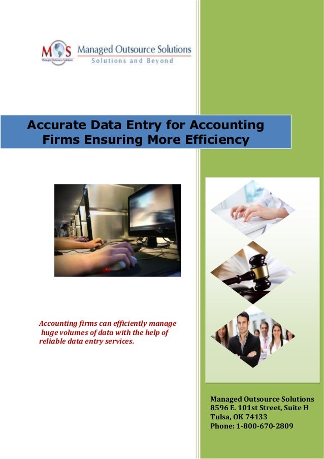 Accurate Data Entry for Accounting Firms Ensuring More Efficiency