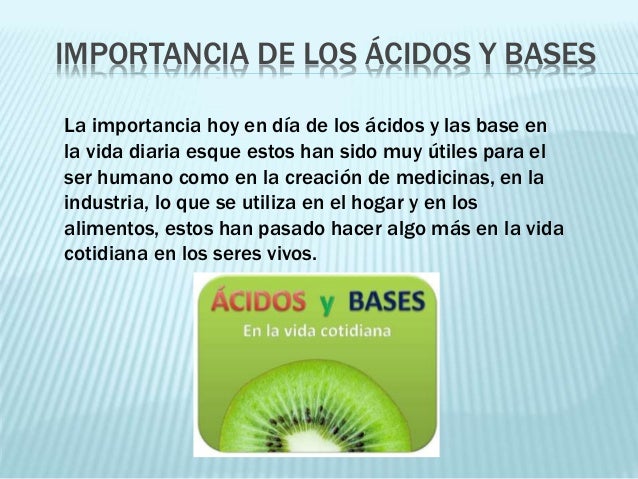 Àcidos bases en la vida diaria