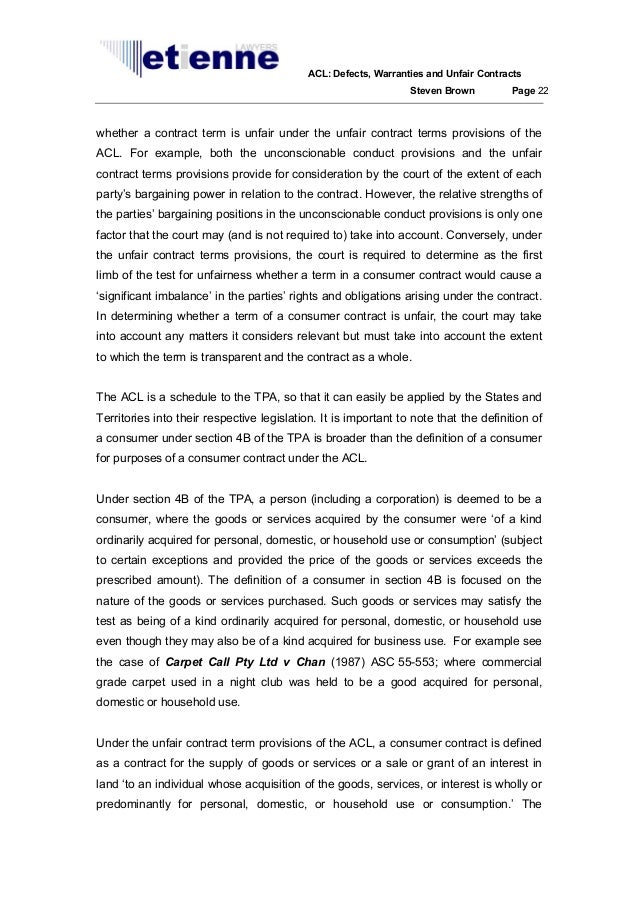 australian consumer law case studies australian consumer law case studies