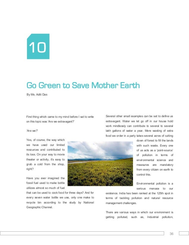 Green environment essay