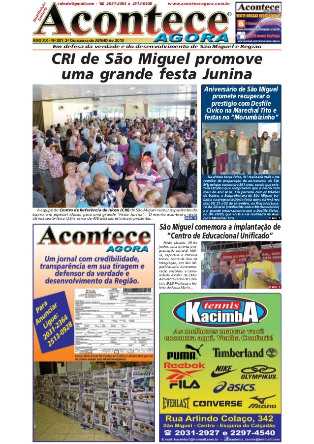 Acontece agora ed331