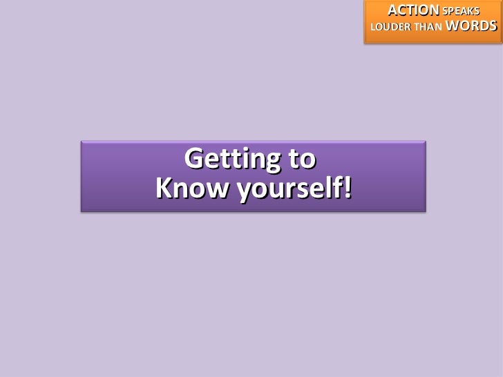 Actions Speak Louder Than Words Essay