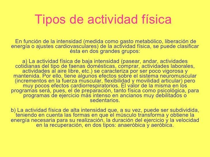 Actividad Fisica Actividad Fisica