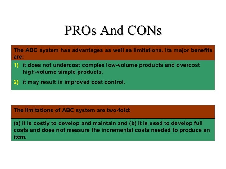 advantages and disadvantages of absorption costing