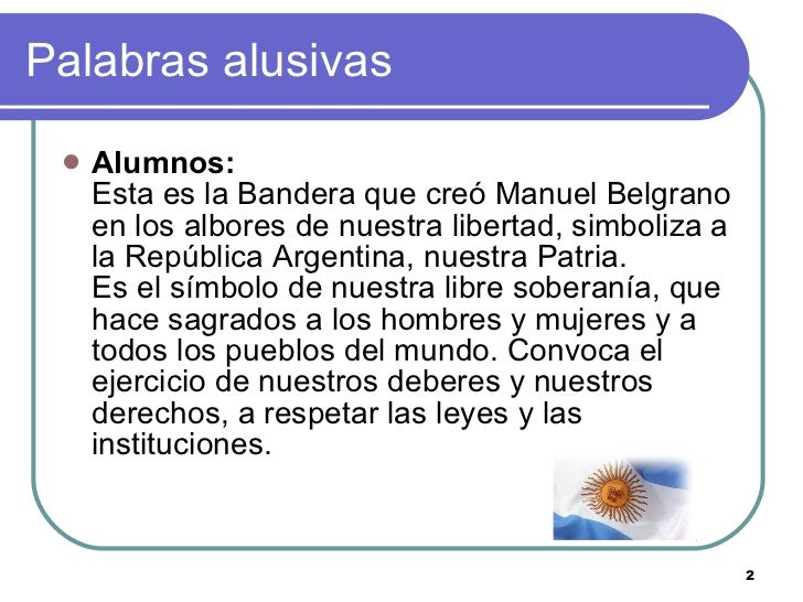 Palabras Alusivas Para El Dia De La Bandera Argentina | acto del d 237 a de la bandera Palabras Alusivas Para El Dia De La Bandera Argentina | acto del d 237 a de la bandera