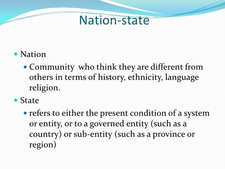 state vs nation state essay state vs nation state essay