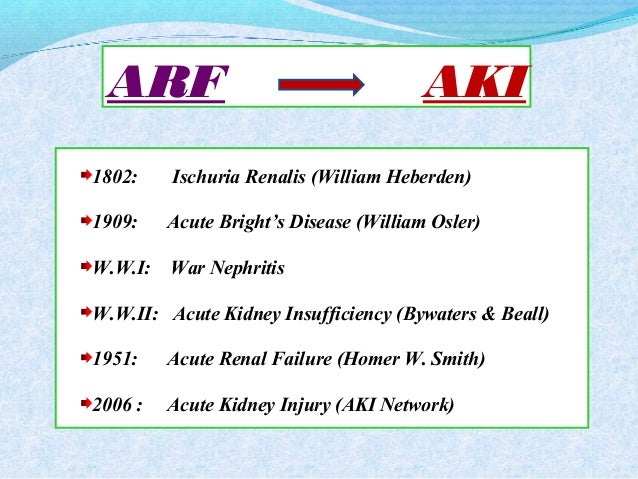 Kidney Failure Creatinine levels