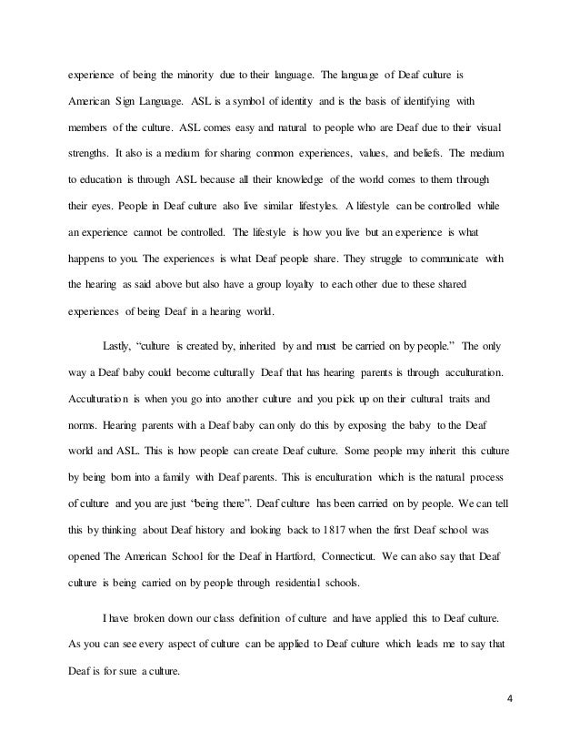 Essay about culture and language