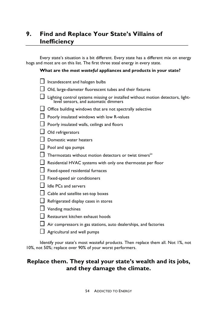Addicted to Energy Worksheets