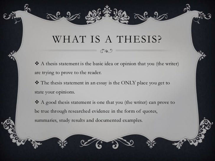 What is a thesis defense?
