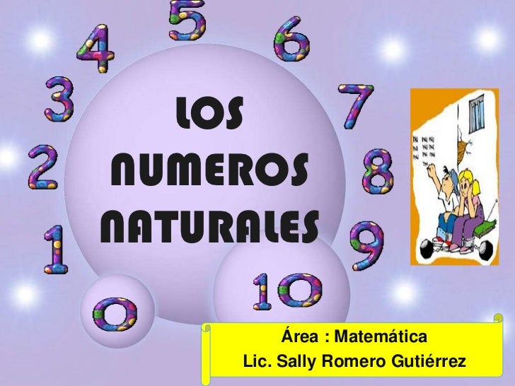Resultado de imagen para numeros naturales