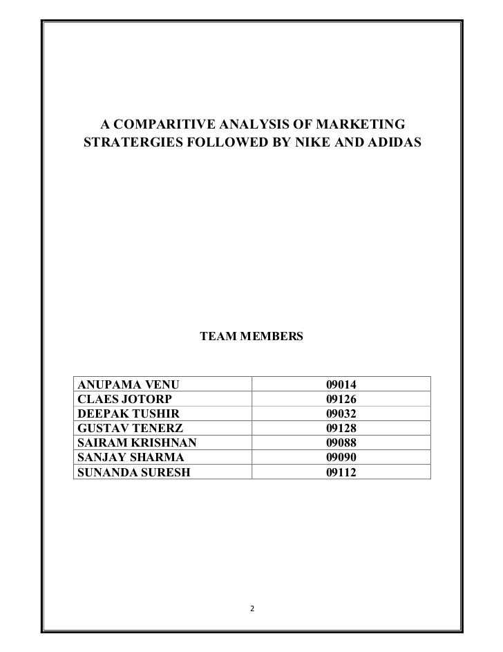 Collegenike analysis essay
