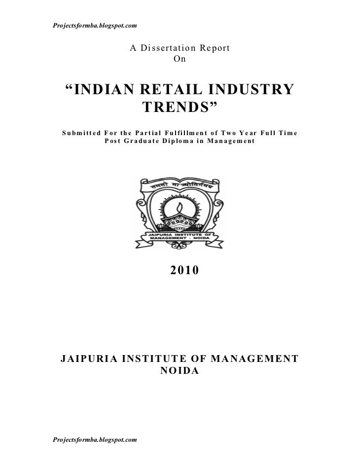 report on thesis report on thesis