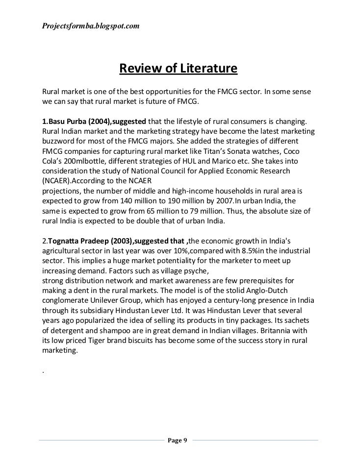 Marketing Projects, Dissertation, Thesis, Marketing Case Studies