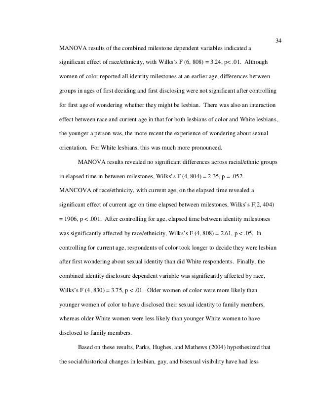 Dissertation Using Manova