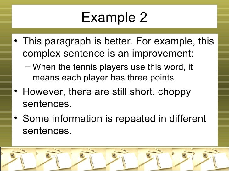 Choppy writing synonym image